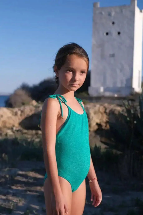 Bahamas Swimsuit - Peacock Green