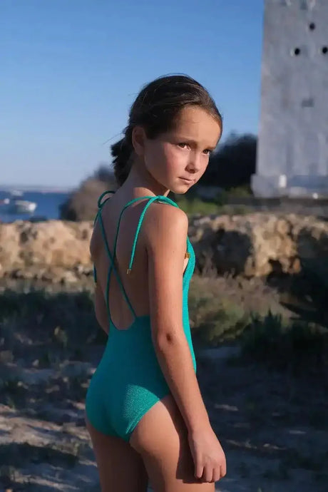 Bahamas Swimsuit - Peacock Green