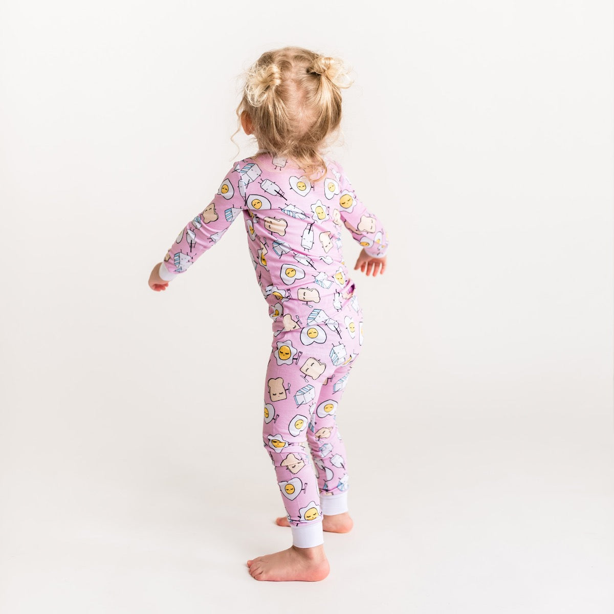 Pink Breakfast Bamboo PJ Set