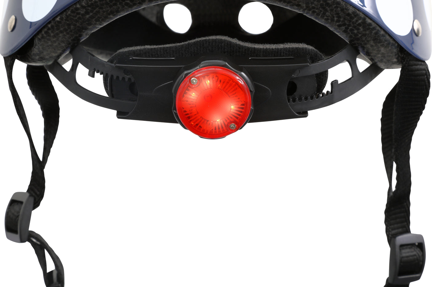 Polka Dot Multi Sports Helmet With Rear Light