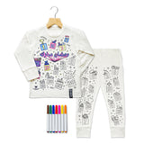 Ramadan Special Coloring PJ with 7 Fabric Pens