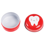 Tooth Fairy Tin Box Red