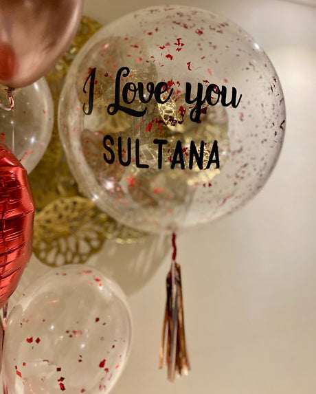 ترتيبات عيد الحب الشخصية - الذهب الوردي