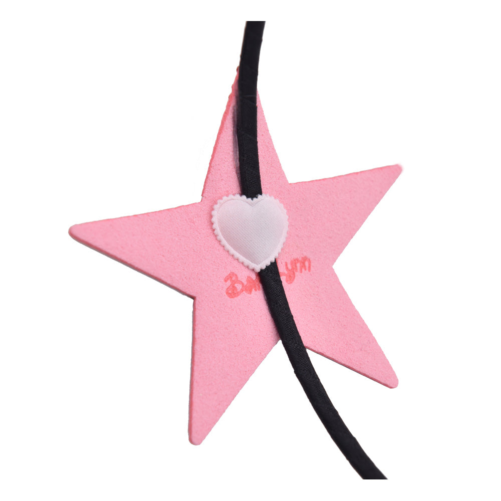 Crystallized Rainbow Star Initials Headband E