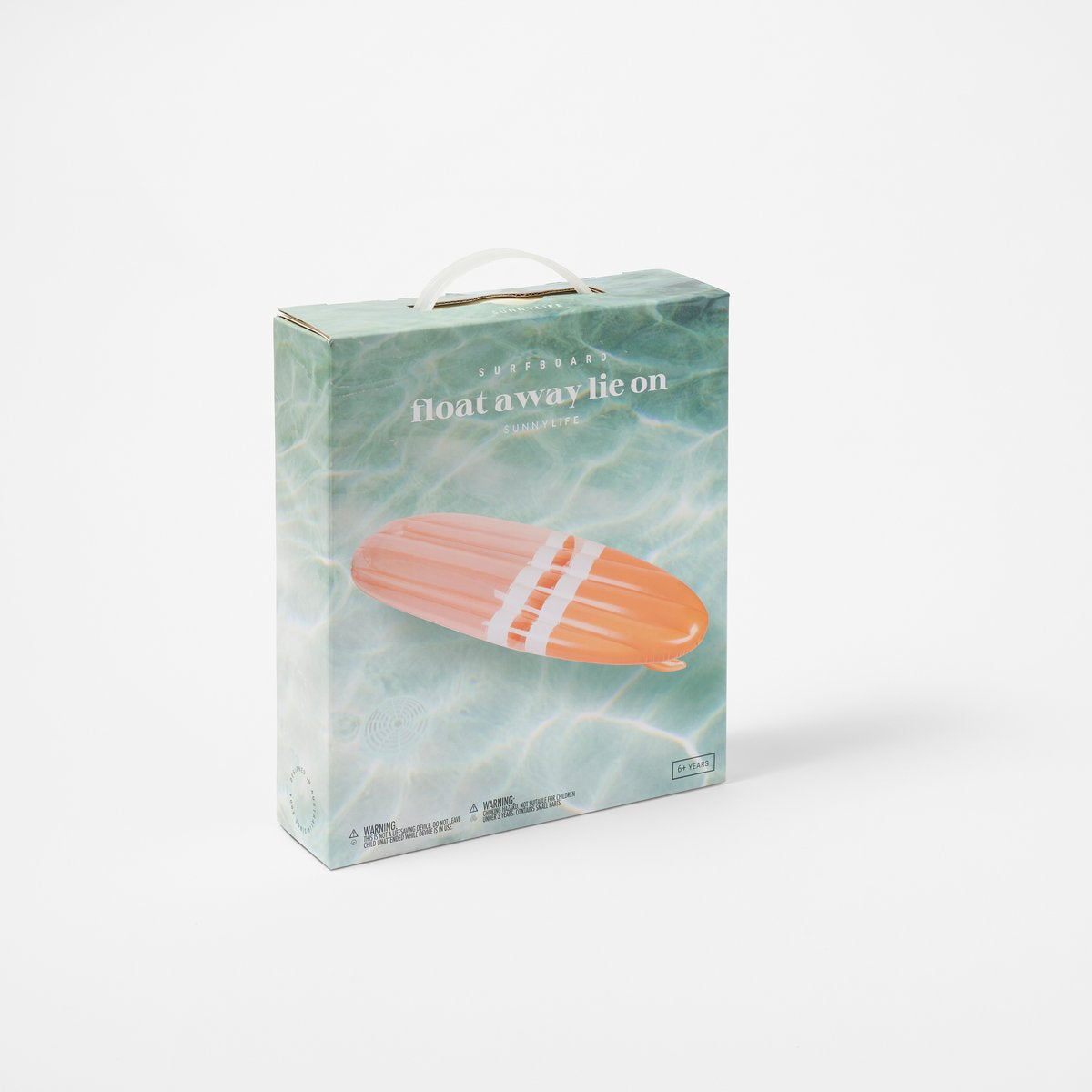 Float Away Lie On Surfboard - Peachy Pink