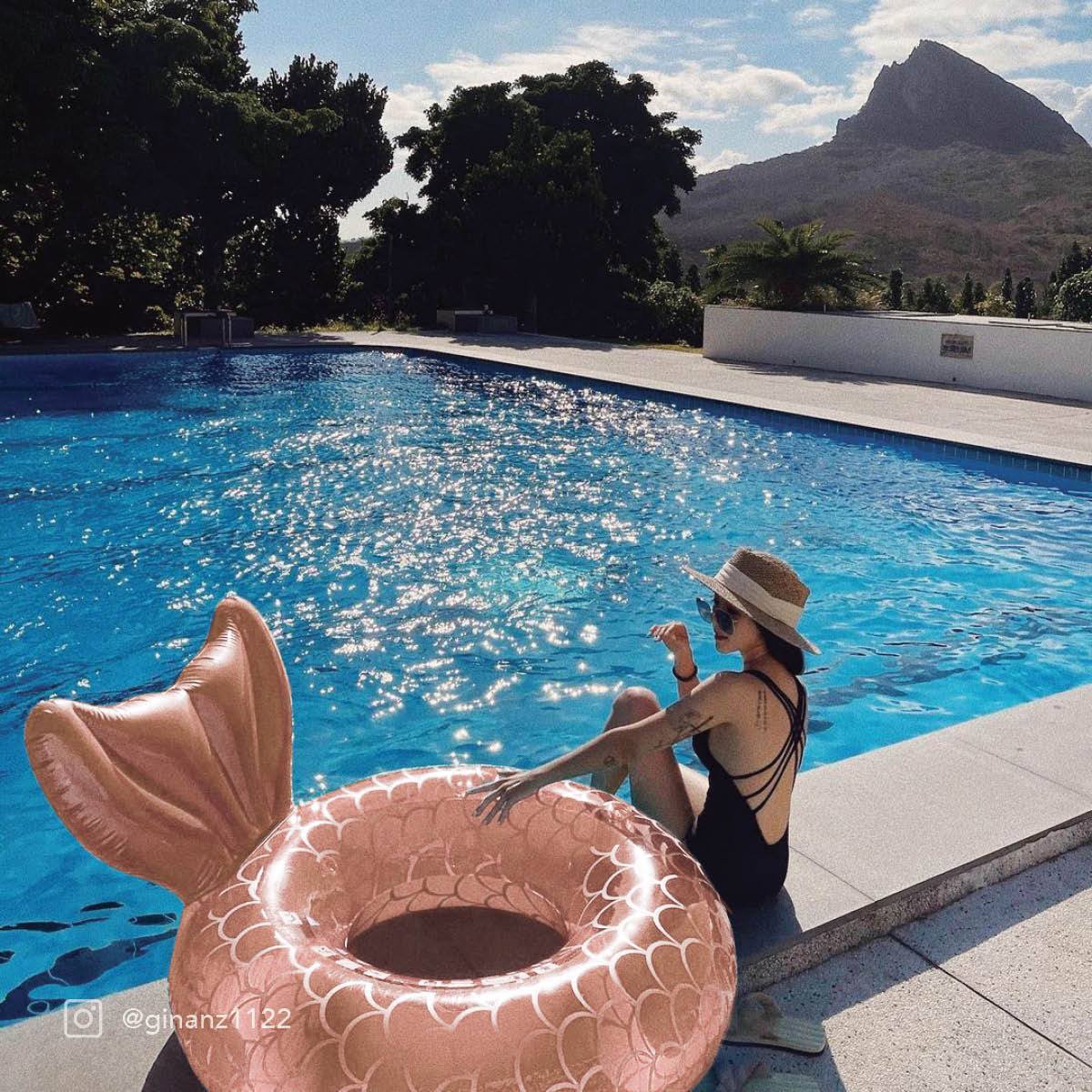 Luxe Pool Ring Mermaid - Rose Gold