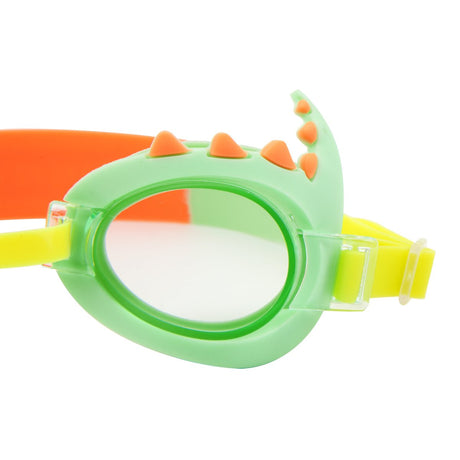 Mini Swim Goggles - Surfing Dino