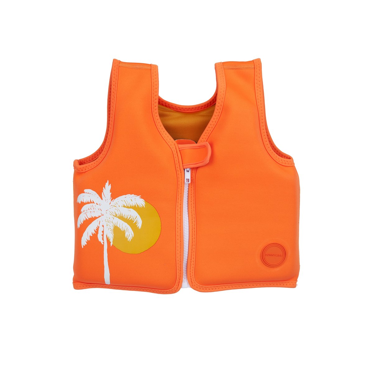 2-3 Years Swim Vest Neon Pomelo Desert Palms