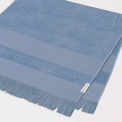 Beach Towel Summer Stripe- Adriatic Blue