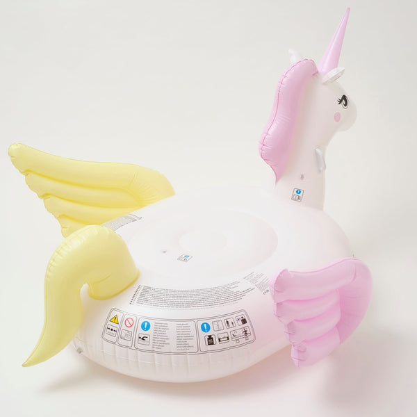 Luxe Ride-On Float Unicorn Pastel