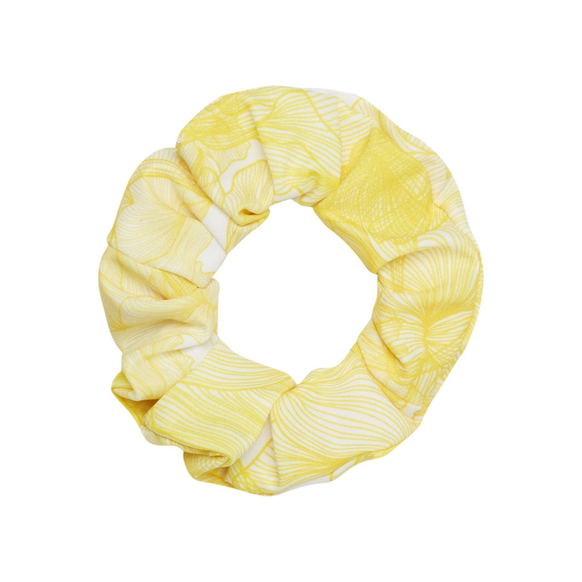 Scrunchies - Flowers Yellow