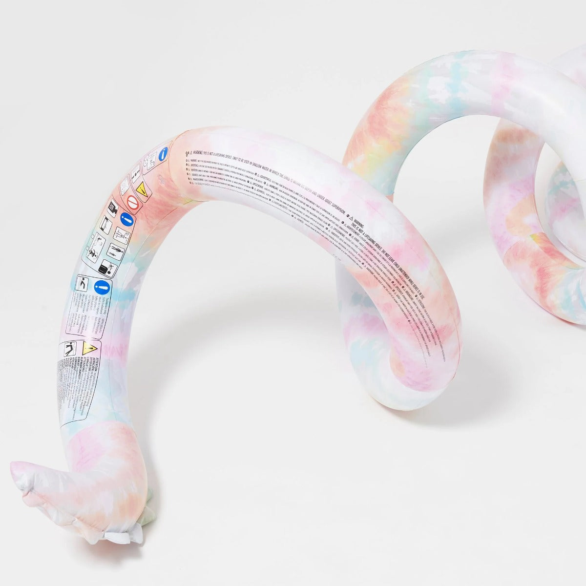 Giant Inflatable Noodle Snake Tie Dye Tie Dye