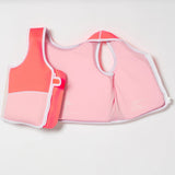 Melody the Mermaid Swim Vest Neon Strawberry