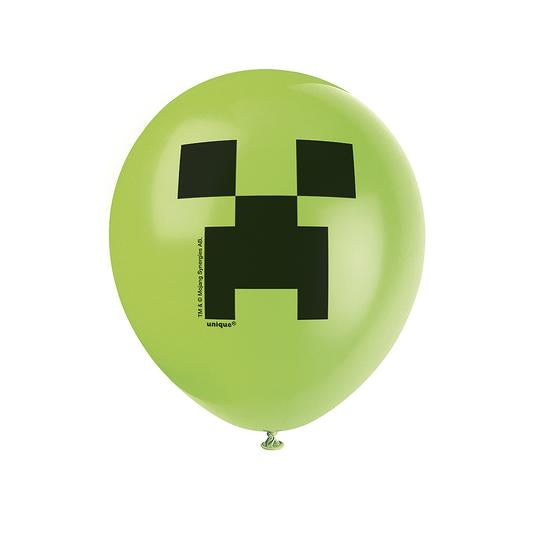 Minecraft Latex Balloons 12"