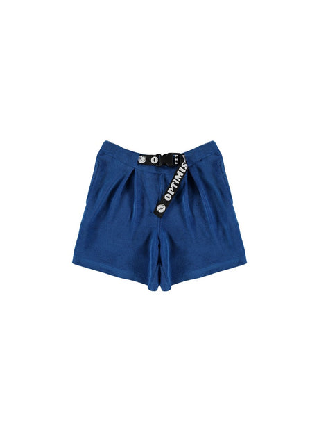 Towel Wide Shorts - Electric Blue