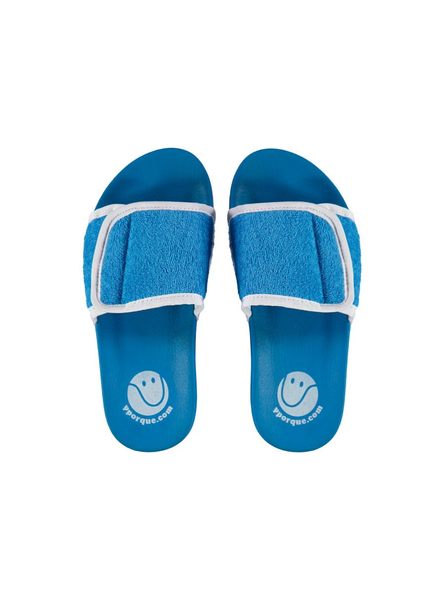 Tennis Slides - Electric Blue