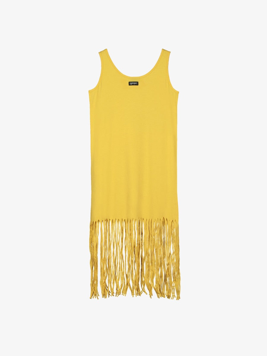 Coconut Fringed Dress