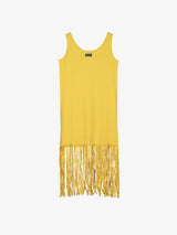 Coconut Fringed Dress