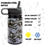 Stainless Steel Bottle 350ml - Pad Camo