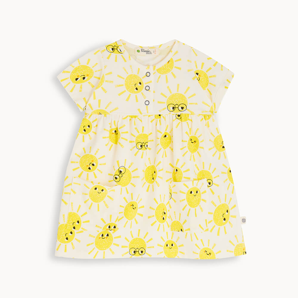 Sunshine Printed Dress With Pockets