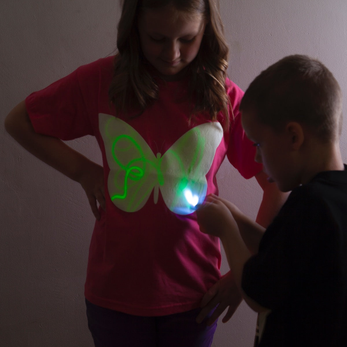 Glow Up T-Shirt Butterfly - Pink