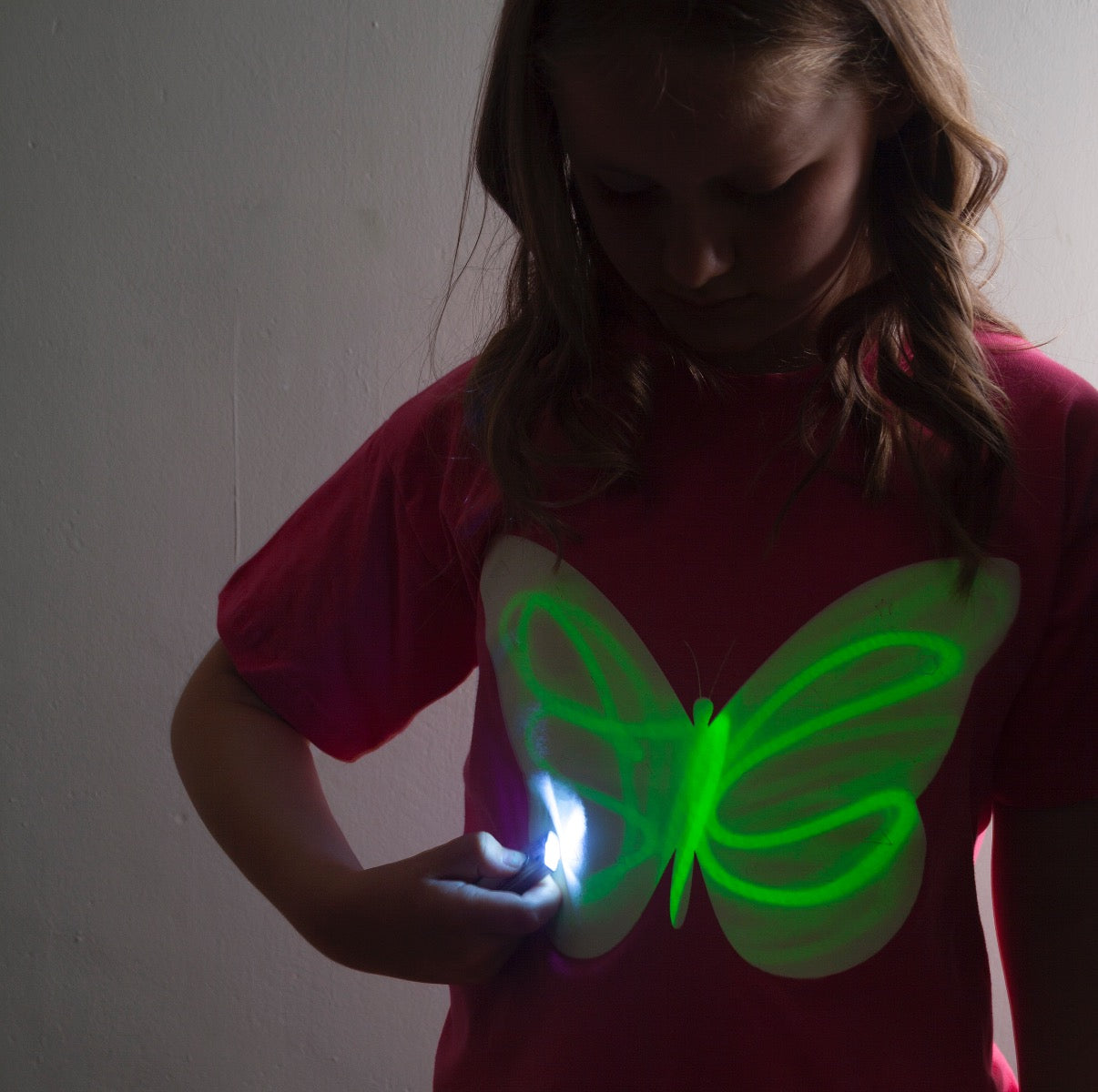 Glow Up T-Shirt Butterfly - Pink