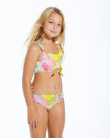 Citrus Chest Tie Tie Dye Bikini