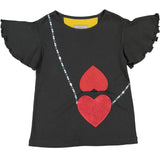 Girl Tshirt Double Heart