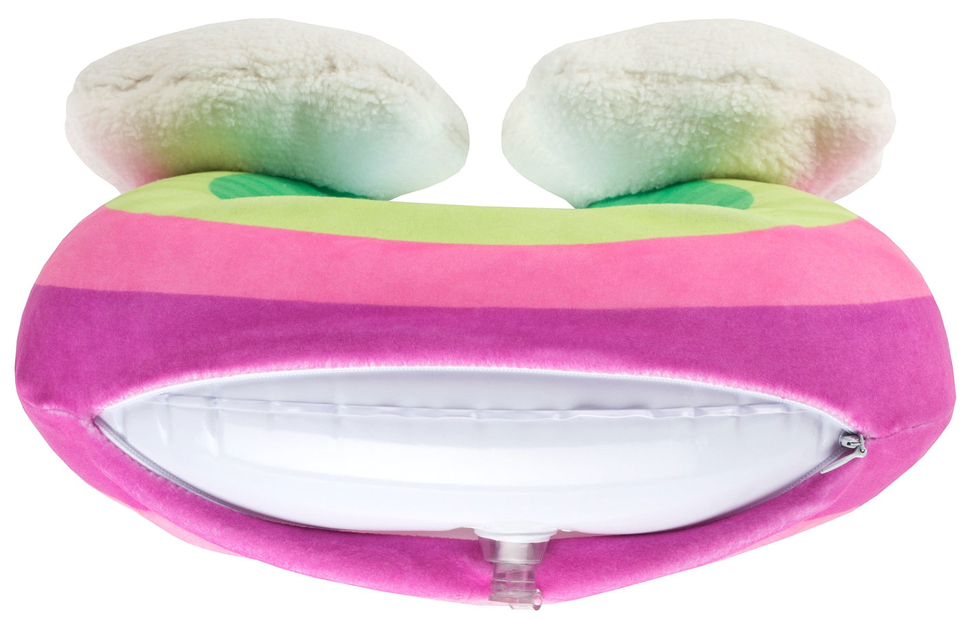 Inflatable Travel Pillow - Rainbow