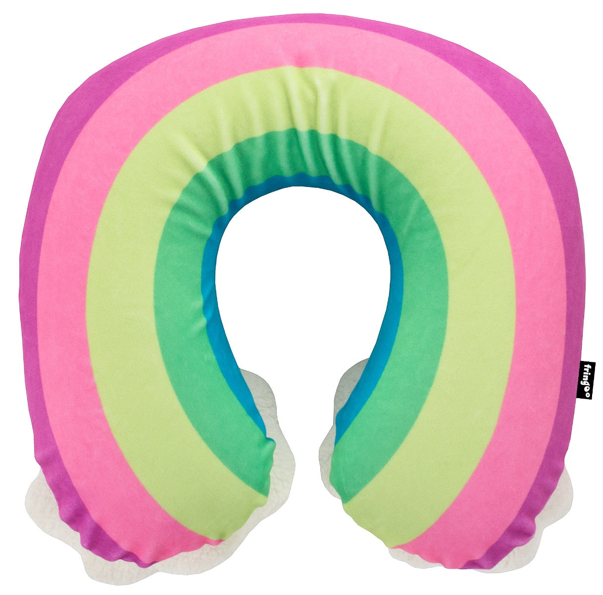 Inflatable Travel Pillow - Rainbow