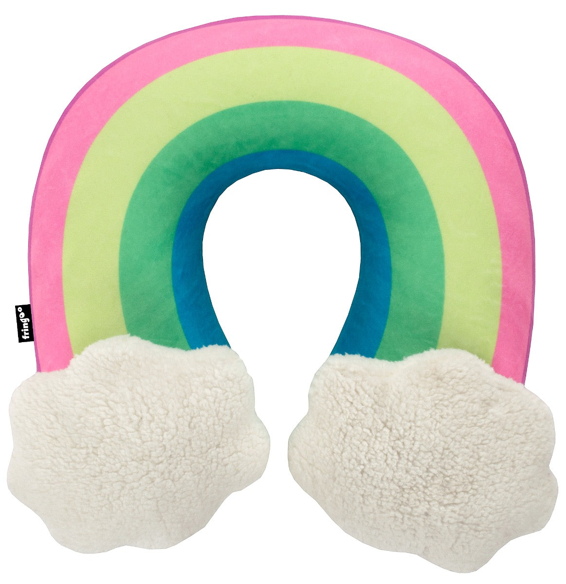 Inflatable Travel Pillow - Rainbow