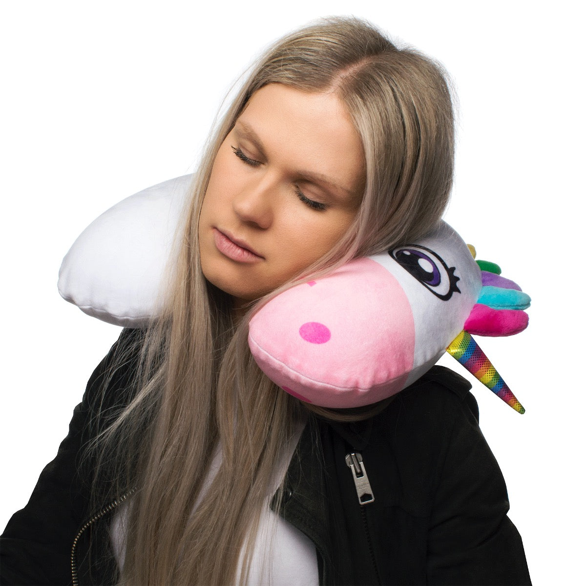 Inflatable Travel Pillow - Unicorn