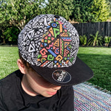 Tribal Color In Snapback Cap