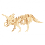لعبة ألغاز خشبية ثلاثية الأبعاد عن الديناصور ترايسيراتوبس