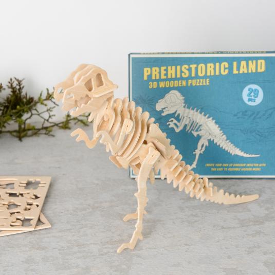 Tyrannosaurus 3d Wooden Puzzle