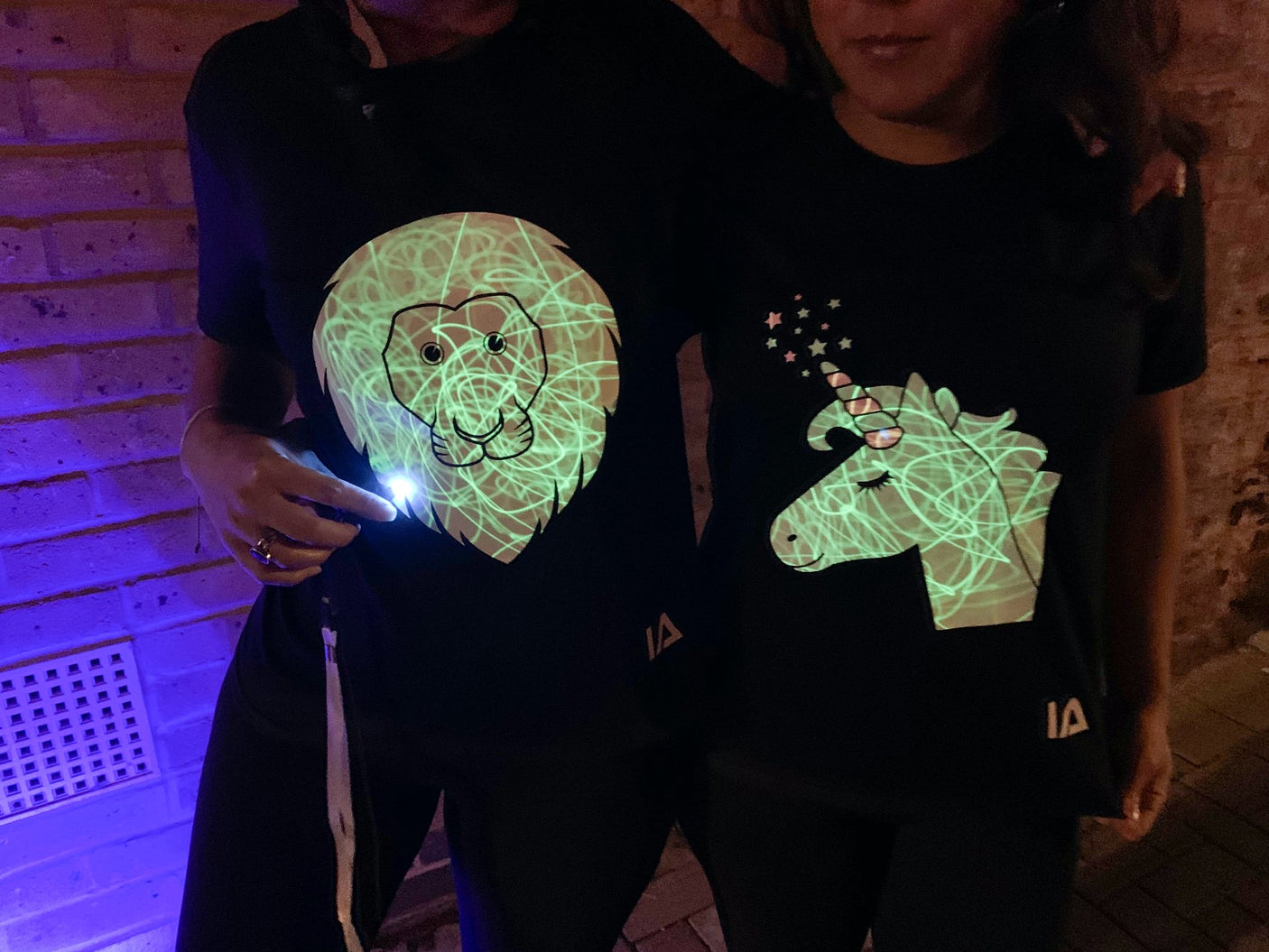 Glow in the Dark Tshirt - Lion Design