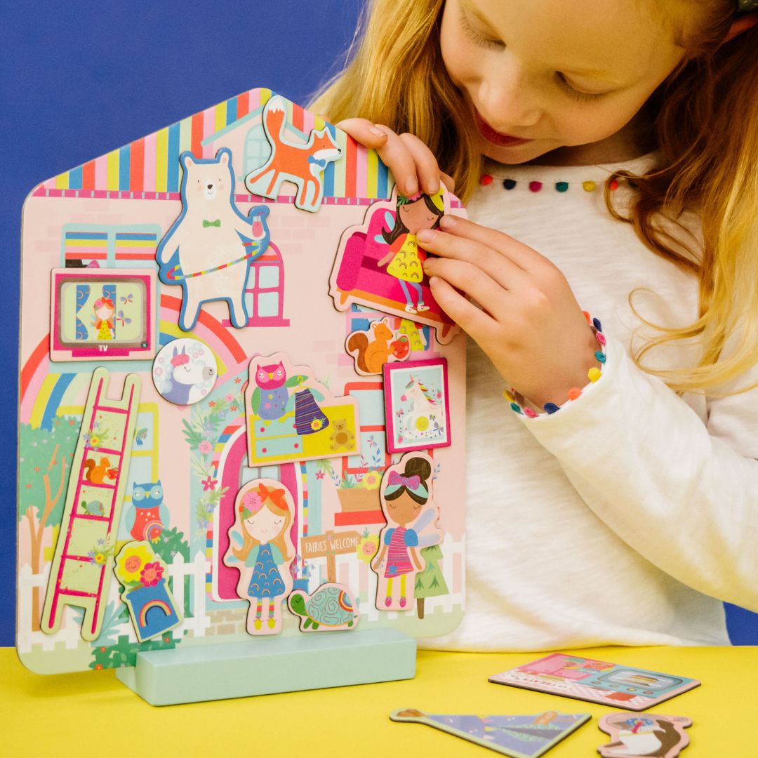 Rainbow Fairy House Magnetic Dress Up