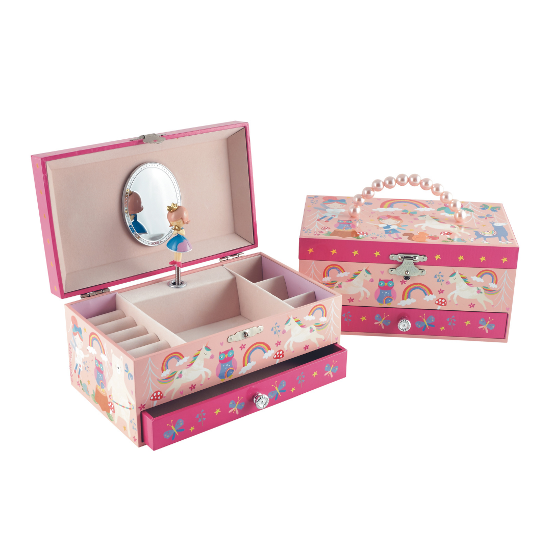 Musical Jewelry Box With Music - Rainbow Fairy