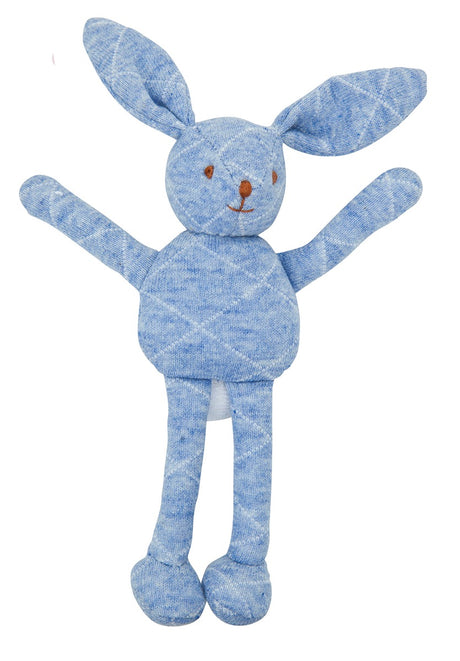 Mini Blue Rabbit Rattle