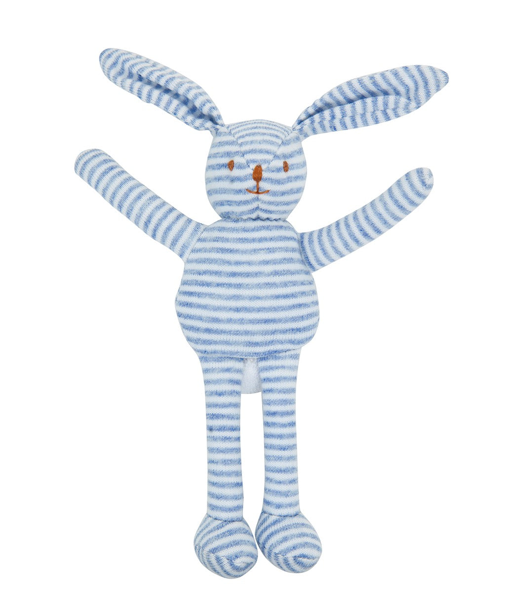 Mini Blue Rabbit Rattle