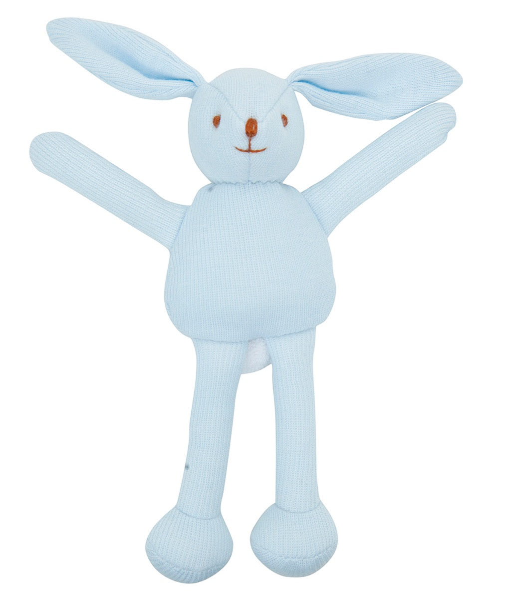 Mini Blue Rabbit Rattle