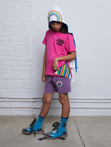 Peeking Rainbow Tee