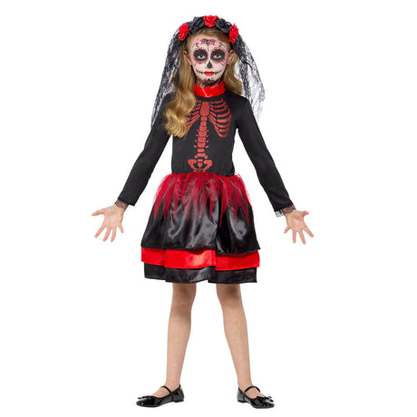 Day Of The Dead Se?±orita Halloween Costume - Black