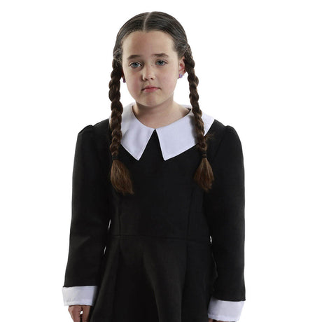 زي الهالوين للأطفال من Wednesday Addams 
