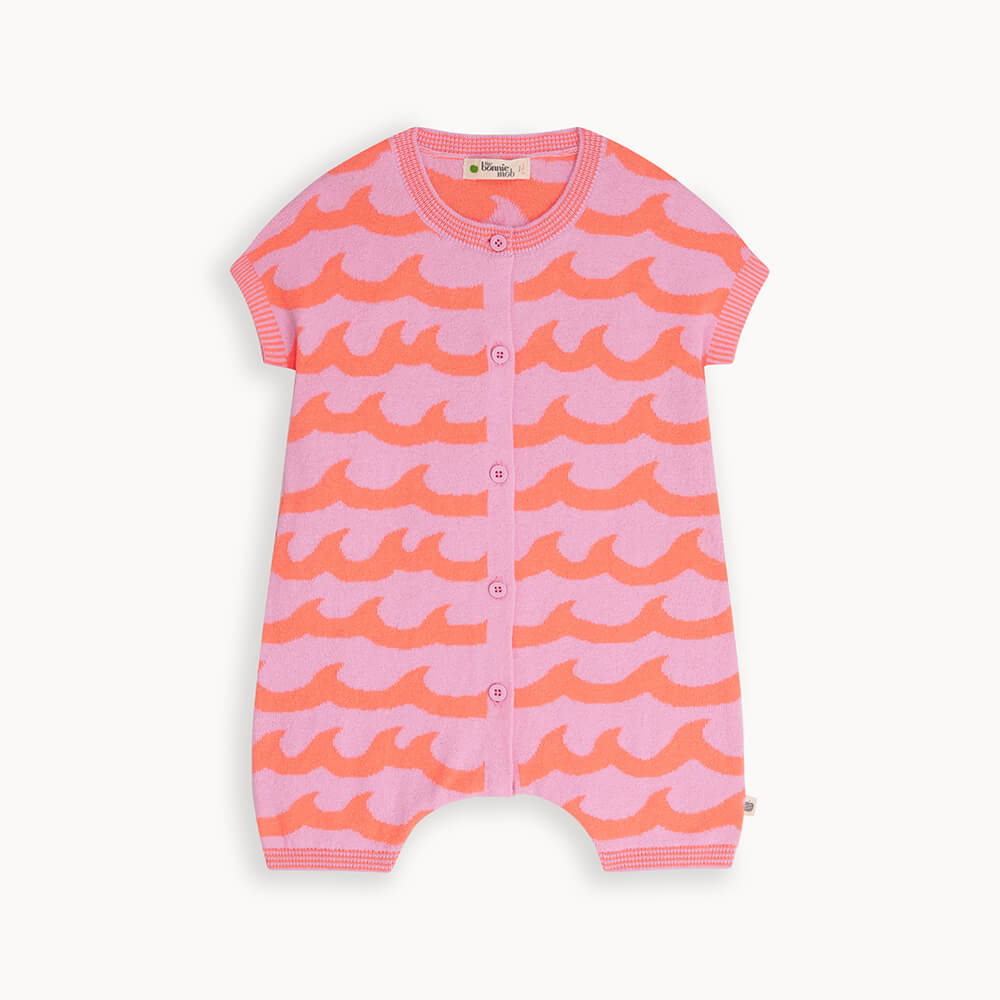 Guppy - Pink Waves Knitted Shortie