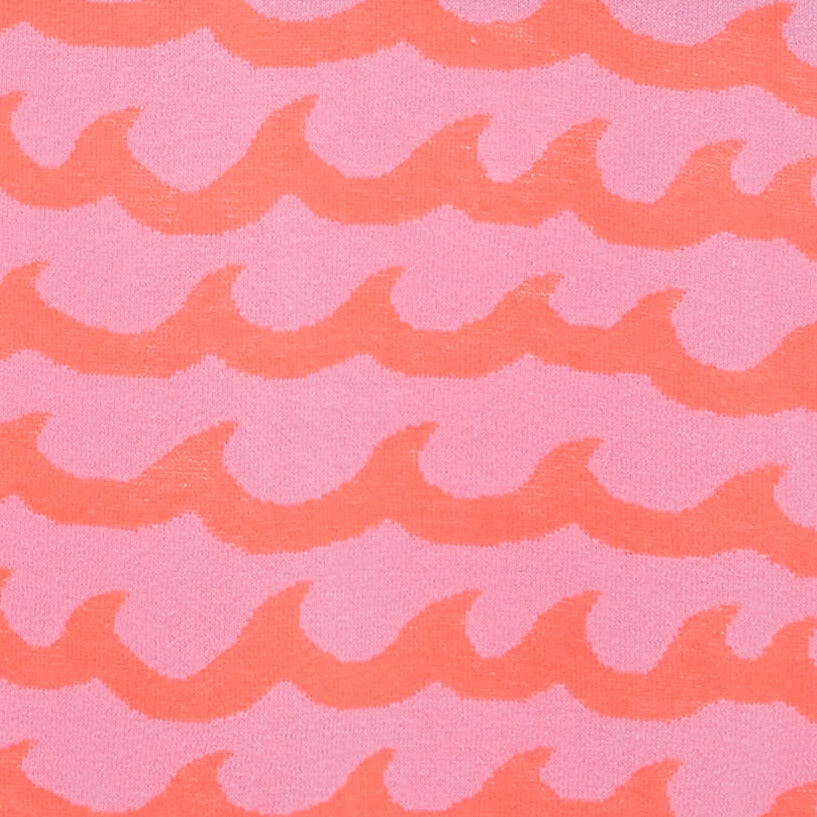 Guppy - Pink Waves Knitted Shortie