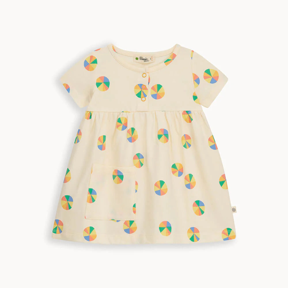 Cari - Rainbow Parasol Dress With Pockets